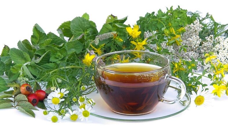 билков чай ​​за премахване на паразити от тялото